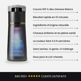 Shampoing colorant : couvre les cheveux blancs en 10 minutes, 7 bénéfices
