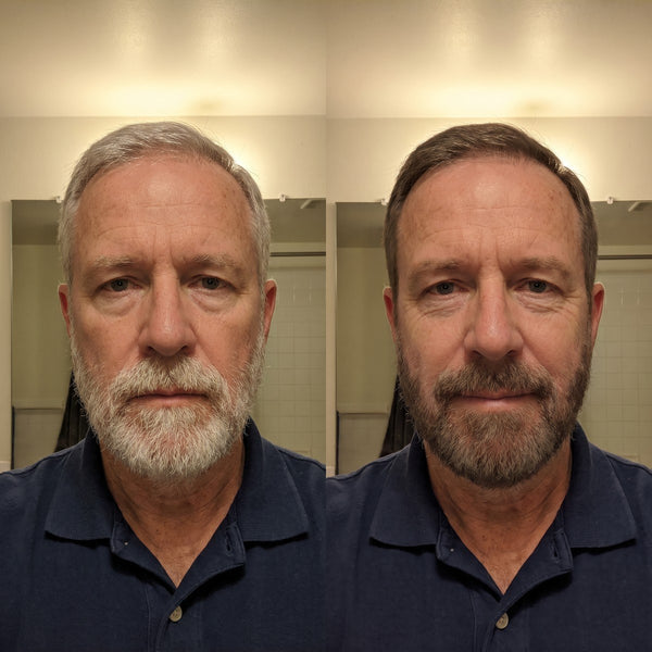 Avant / après — Shampoing Colorant Instantané