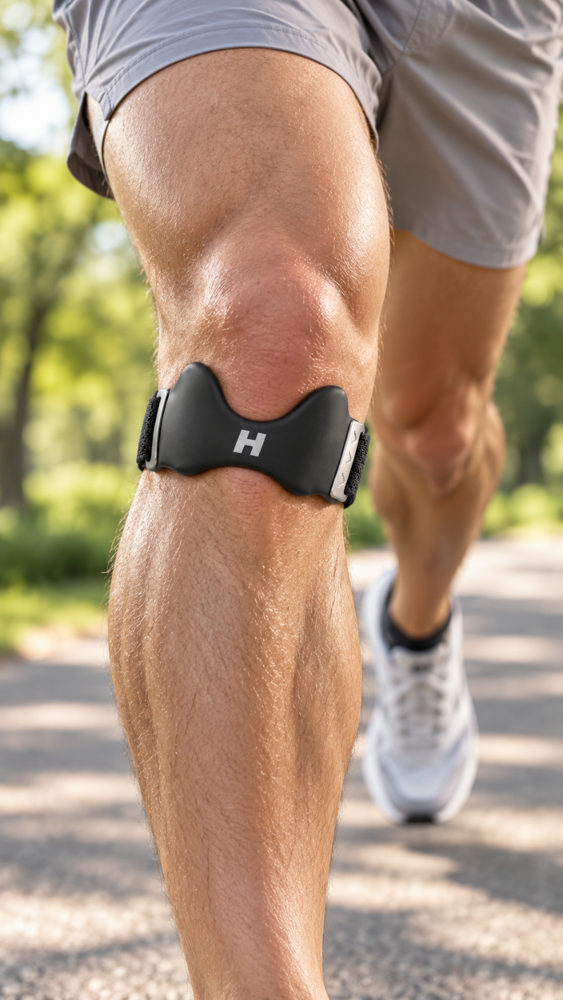 Hypnaven H strap worn below the kneecap
