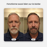 Fonctionne aussi bien sur la barbe